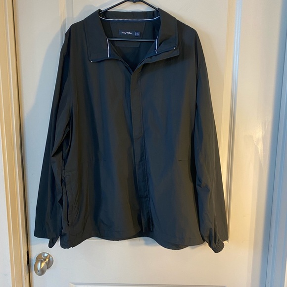 Nautica Black Zip up Windbreaker Jacket, size XL - Picture 10 of 11